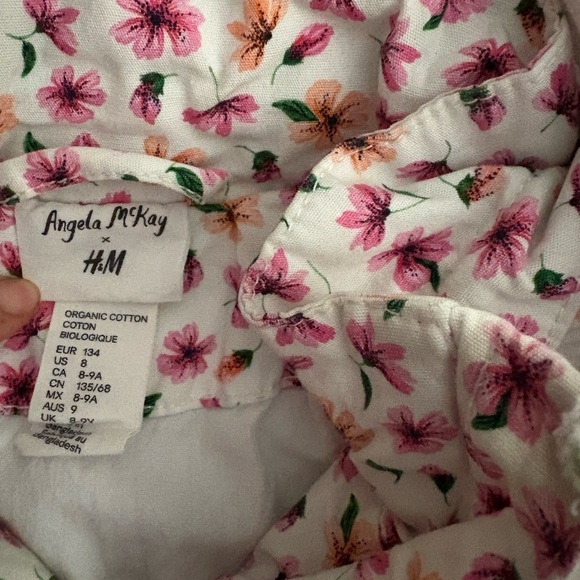 [Y8]ANGELA MCKAY X H&M Red FLORAL PARKA - Picture 4 of 8